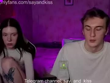 say_and_kiss from Chaturbate is Freechat